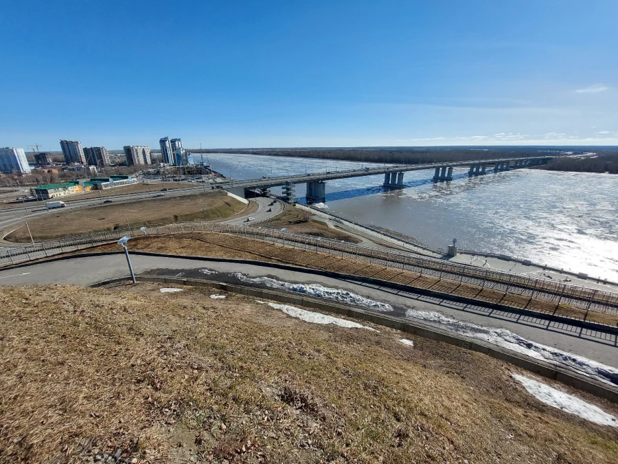 Ледоход на Оби.