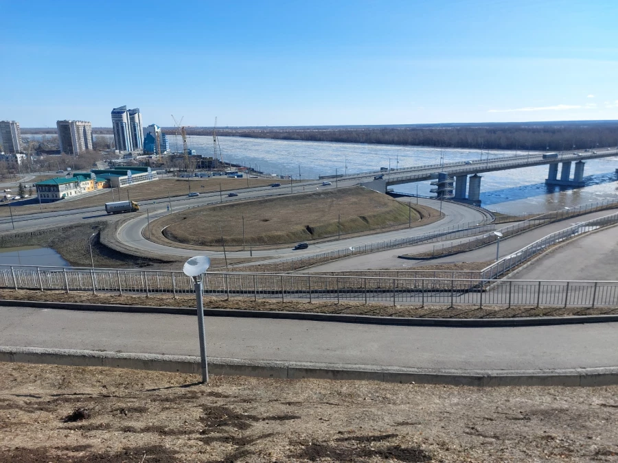 Ледоход на Оби.