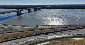 Ледоход на Оби.