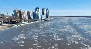 Ледоход на Оби.