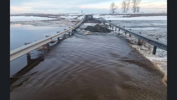 Паводок в Новосибирской области.