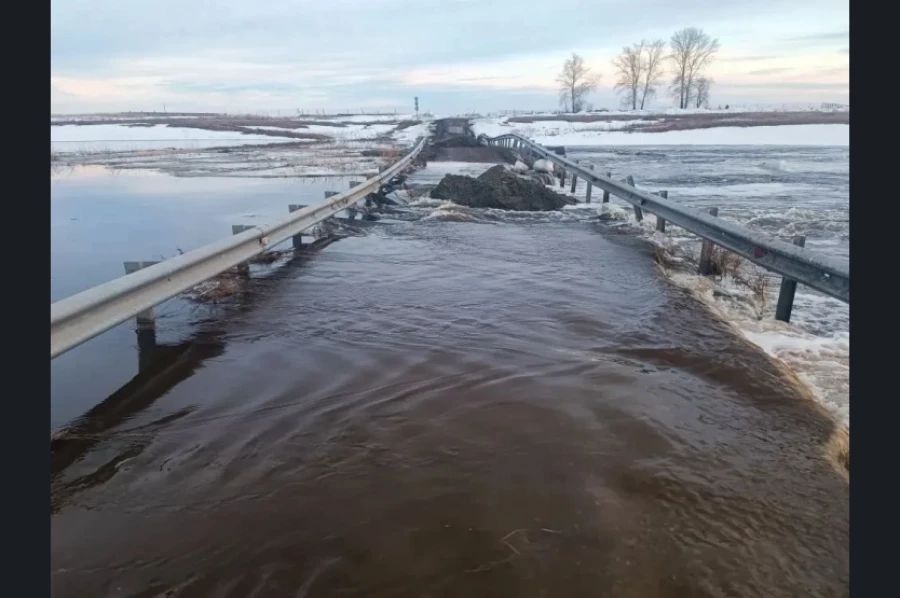Паводок в Новосибирской области.