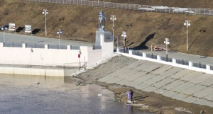 Ледоход в Барнауле, 9 апреля 2026. 