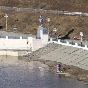 Ледоход в Барнауле, 9 апреля 2026. 