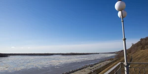 Ледоход в Барнауле, 9 апреля 2026. 