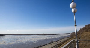 Ледоход в Барнауле, 9 апреля 2026. 