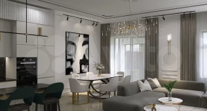 Квартира с видом на Барнаул из ванной комнаты.