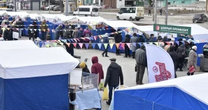 Предпасхальные ярмарки в Барнауле.