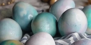  «Космические» яйца к Пасхе.