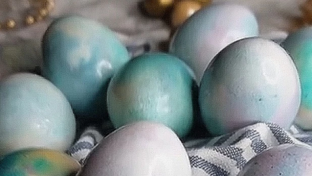  «Космические» яйца к Пасхе.