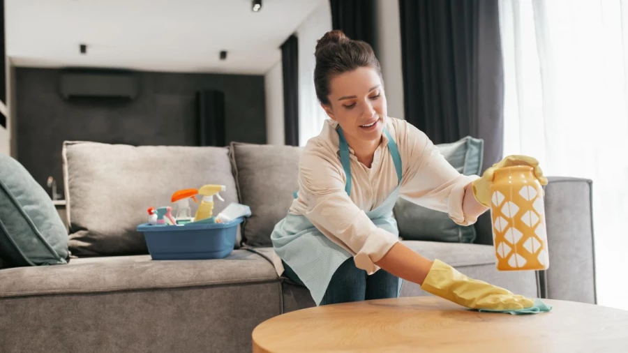 Уборка в квартире.