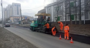 Ремонт дорог в Барнауле.