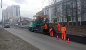 Ремонт дорог в Барнауле.