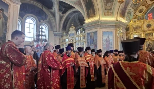 Благодатный огонь в Барнауле.