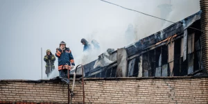 Пожар на пр. Космонавтов.