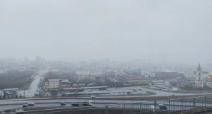 Дождь со снегом в Барнауле.
