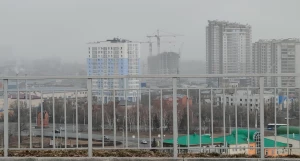 Дождь со снегом в Барнауле.