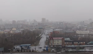 Дождь со снегом в Барнауле.