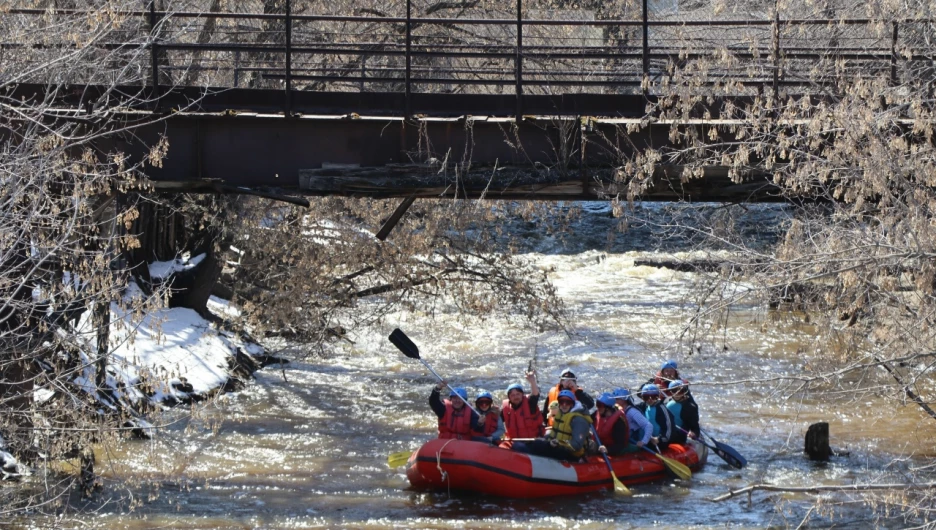 Сплав по Барнаулке.