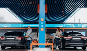 Современные автозаправочные и электрозарядные станции.