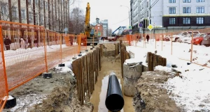 Реконструкция канализационного коллектора по ул. Чкалова в Барнауле.