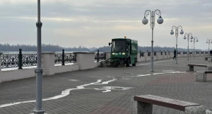 В Барнауле начали подготовку площадок к майским праздникам