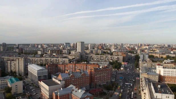 Новосибирск с высоты крыш.