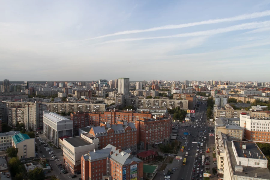 Новосибирск с высоты крыш.