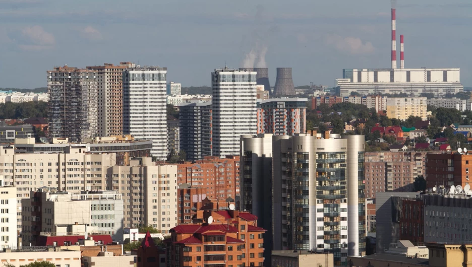 Новосибирск с высоты крыш.