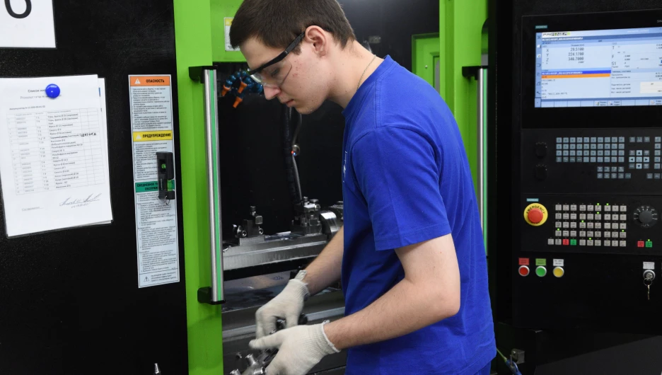 Глеб Смагин, студент колледжа АлтГТУ на целевом обучении, сотрудник предприятия АЗПИ.
