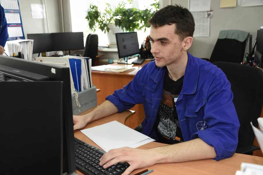 Роман Фатеев, студент АлтГТУ на целевом обучении, сотрудник предприятия АЗПИ.