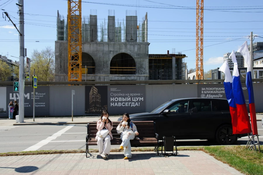 Строительство ЦУМа, апрель 2026 год. 