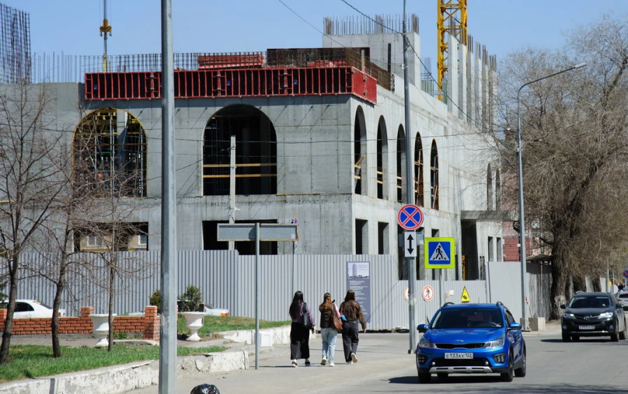 Строительство ЦУМа, апрель 2026 год. 