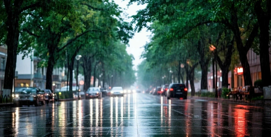 Дождь. Пасмурная погода