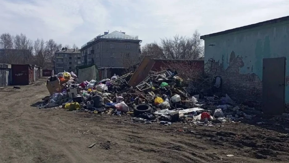 Переполненные контейнеры Новоалтайск.