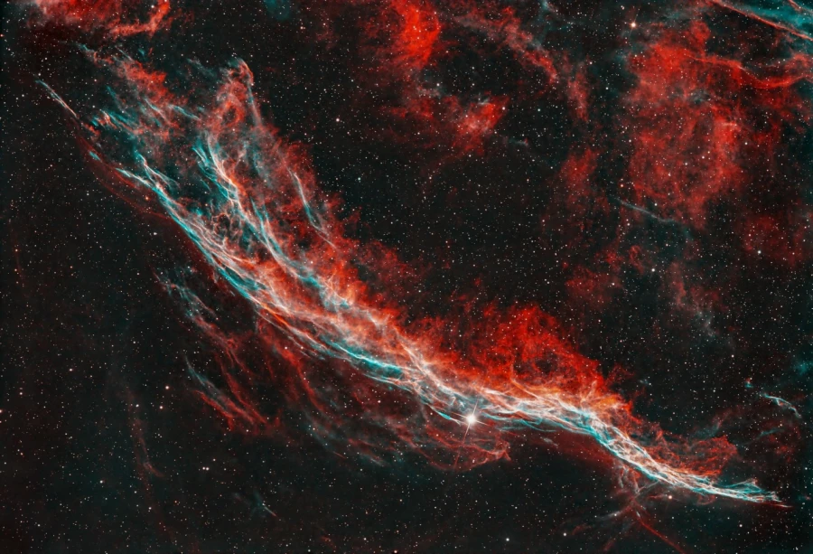 Остатки взрыва сверхновой.