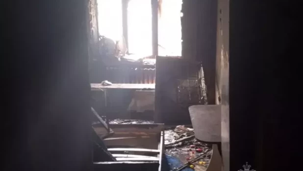 Трагический пожар в Красноярском крае.