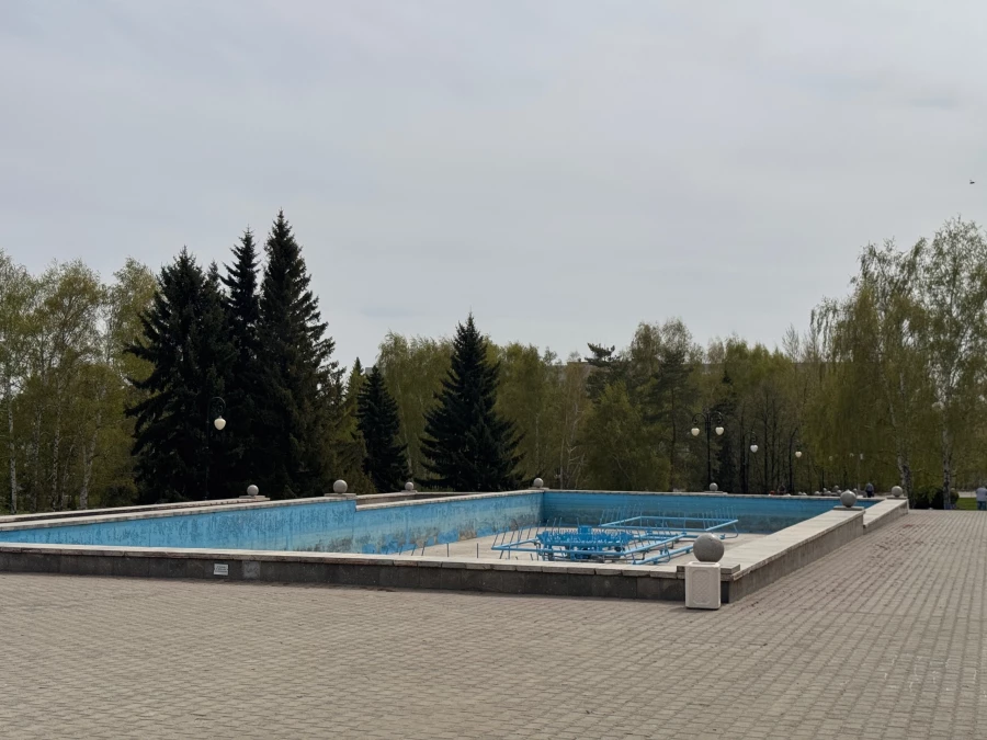 В центре Барнаула запустили фонтан.