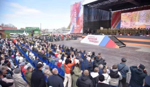Праздничные мероприятия в честь Победы в Великой Отечественной войне в Ивангороде.