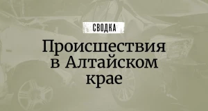 Сводка происшествий в Алтайском крае.
