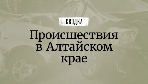 Сводка происшествий в Алтайском крае.