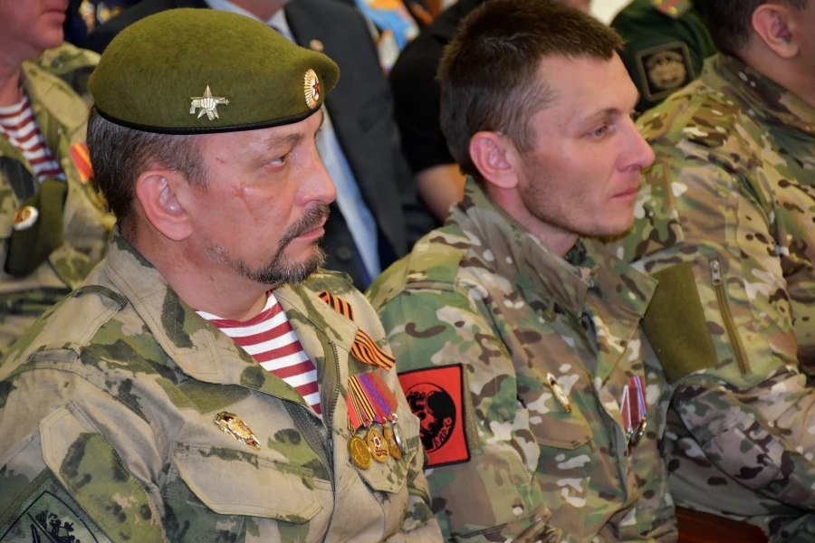 Концерт в краевом госпитале для ветеранов войн в честь Дня Победы.