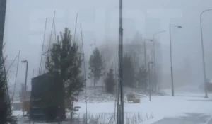 Снегопад в ХМАО.