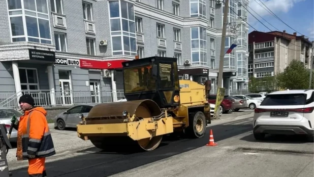 Ремонт дорог. 