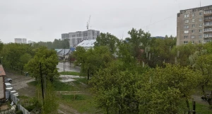 Дождь в Барнауле. Погода. 
