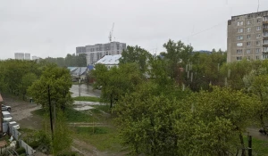 Дождь в Барнауле. Погода. 