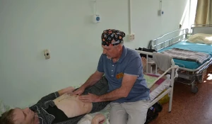 Пациент, у которого убрали опухоль печени в 5 кг. 