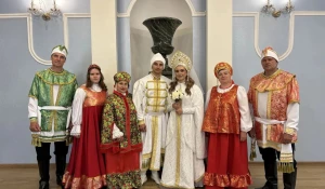 Свадьба в русском народном стиле в Барнауле.