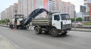 Ремонт ул. Попова в Барнауле.