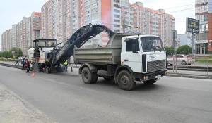 Ремонт ул. Попова в Барнауле.